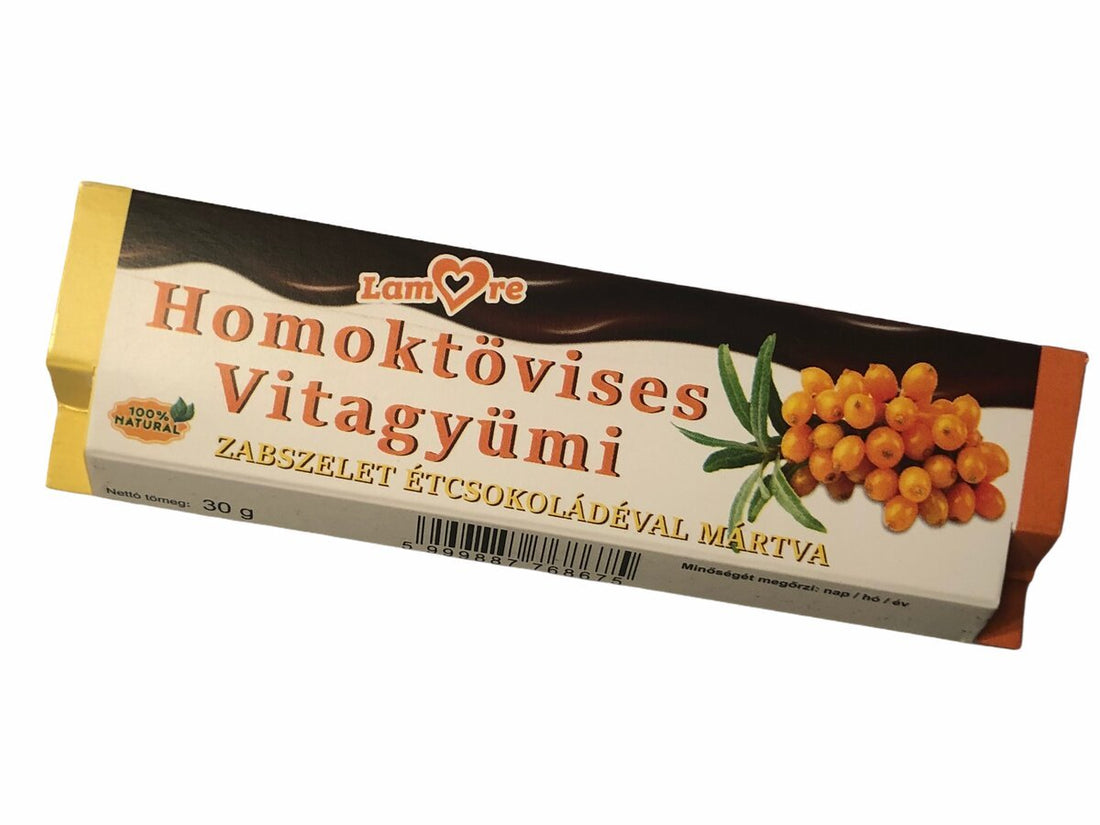 Lamore rakytníková tyčinka  ovsená v horkej čokoláde 30 g - 90670