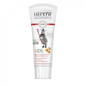 Lavera basis sensitive organická zubná pasta s nechtíkom lekárskym pre deti 75 ml - 59194