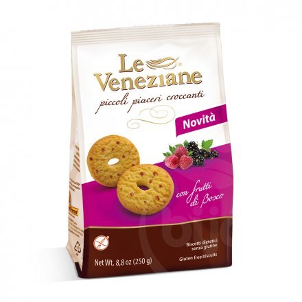 Le Veneziane Sušienky  s lesným ovocím 250 g - 49885