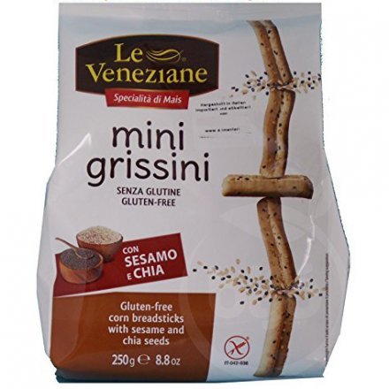Le Veneziane grissini so sezamom a chia semienkami 250 g - 49872