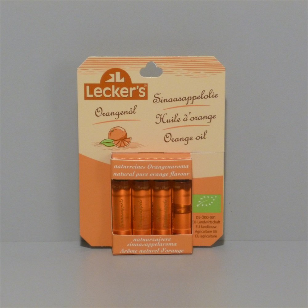 Leckers organický pomarančový olej /jedlý/4x2 ml 8 ml - 13254