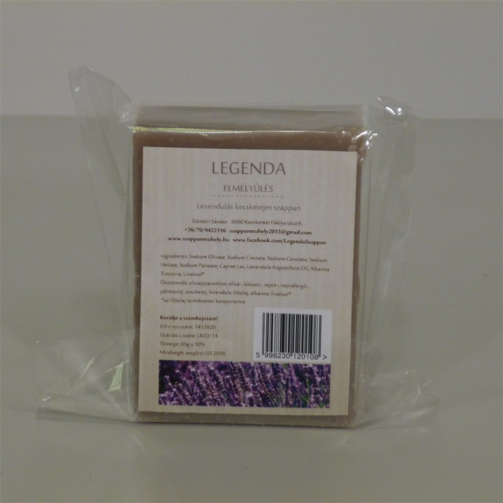 Legenda levanduľové mydlo z kozieho mlieka 95 g - 42099