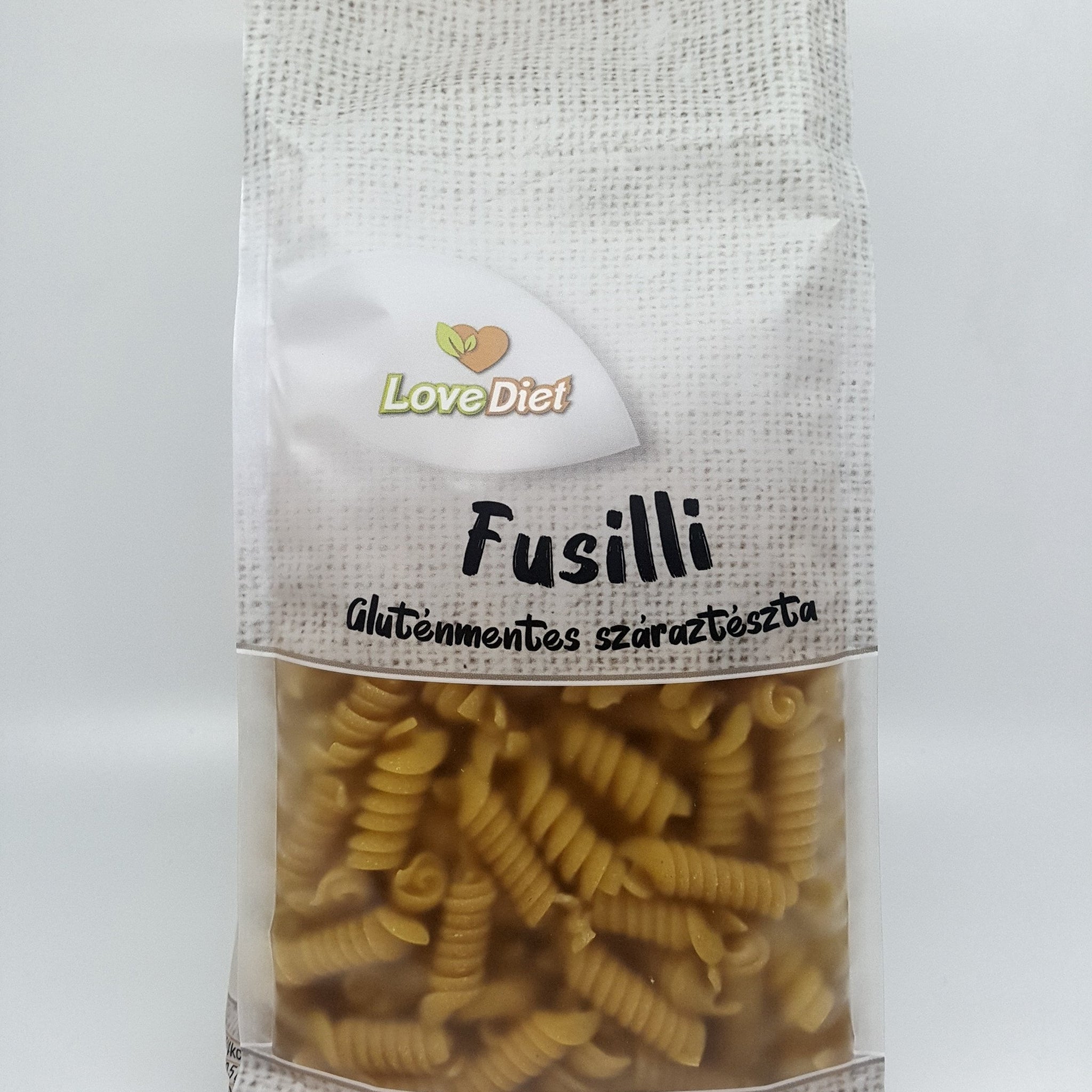 Lovediet bezlepkové kukuričné cestoviny fussili 500 g - 91396