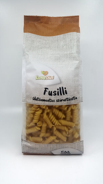 Lovediet bezlepkové kukuričné cestoviny fussili 500 g - 91396