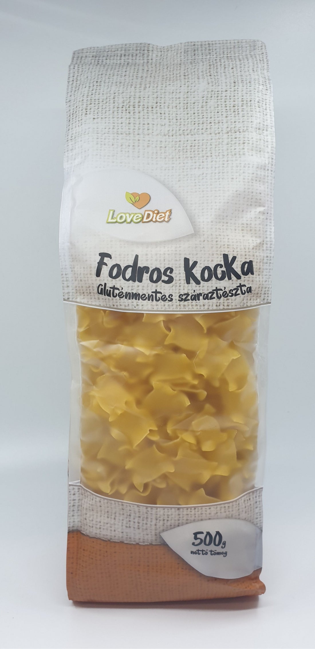 Lovediet bezlepkové kukuričné  cestoviny veľkékučeravé kocky 500 g - 91395