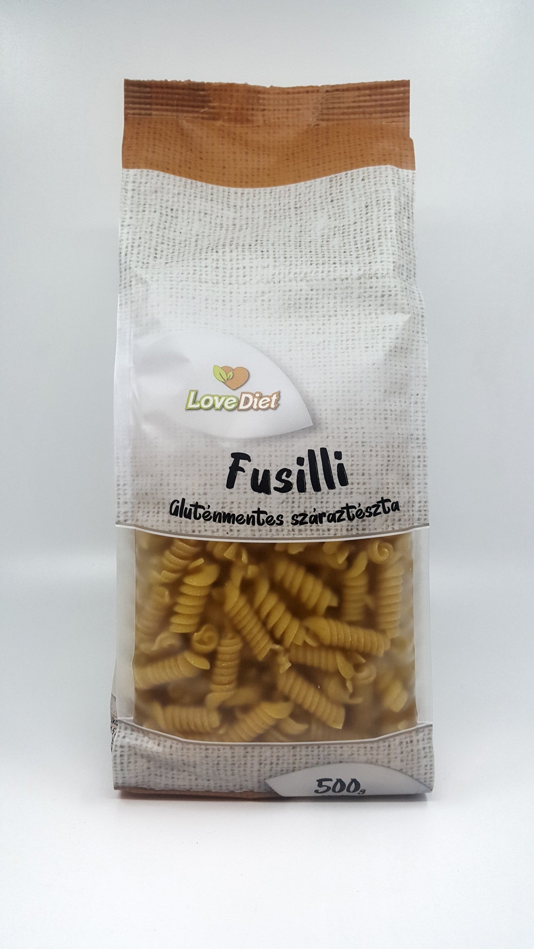 Lovediet bezlepkové kukuričné cestoviny fussili 500 g - 91396