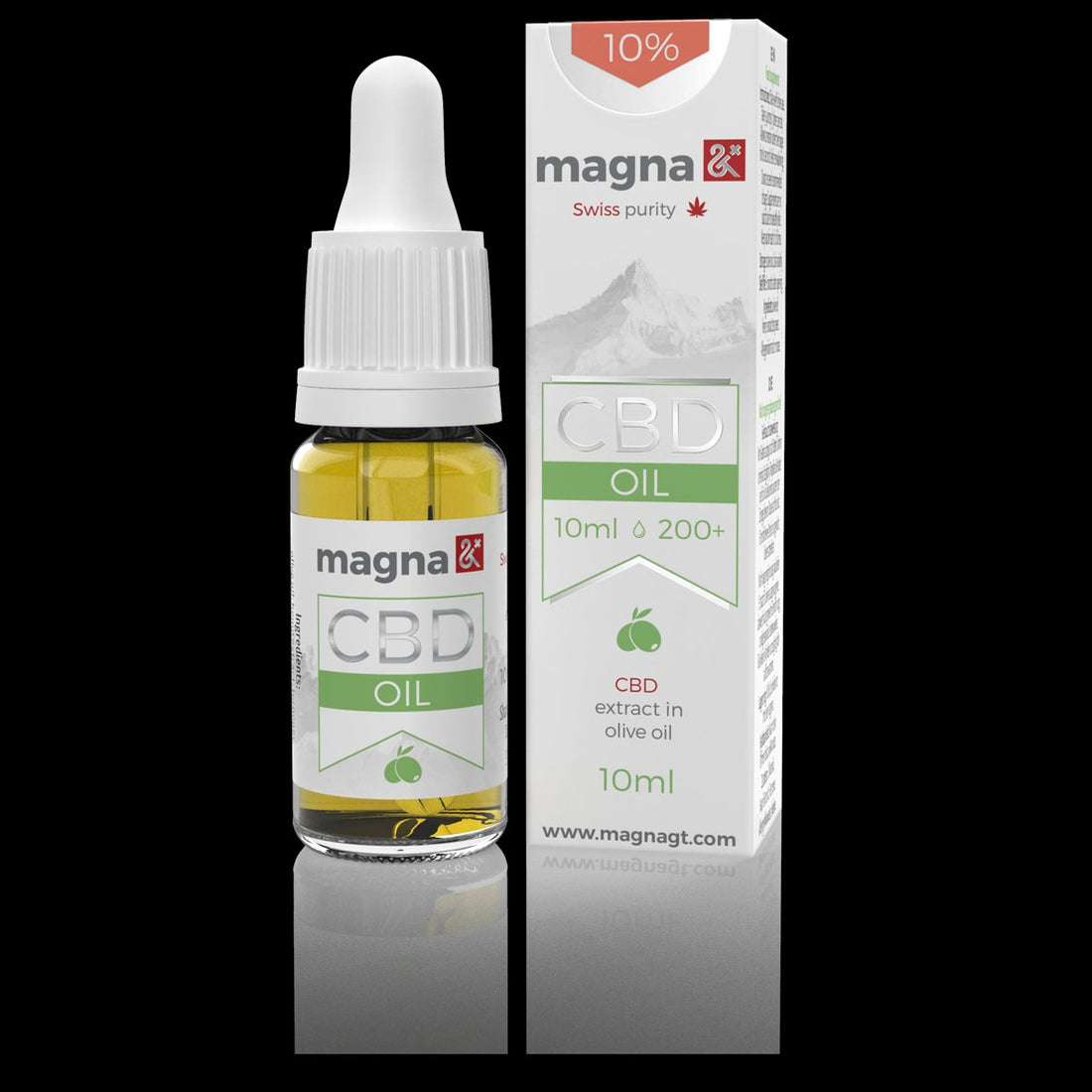 Magna G&T   CBD v olivovom  oleji 10%  10 ml