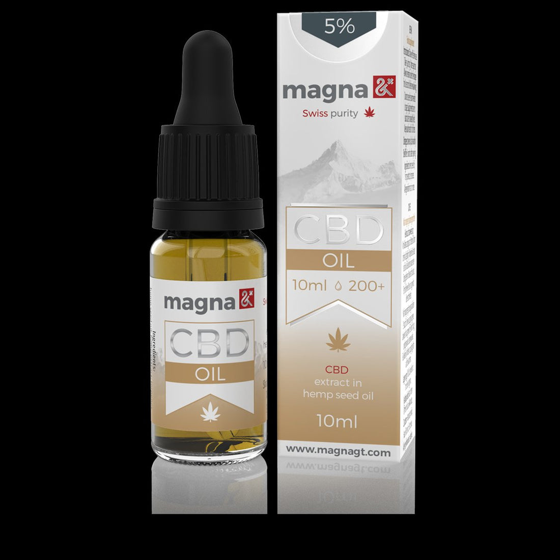 Magna G&T   CBD  v konopnom oleji  5% 10 ml