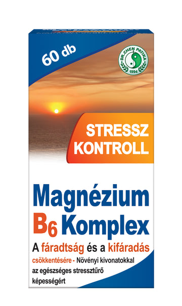Magnézium B6 komplex na kontrolu stresu 60 tabletiek