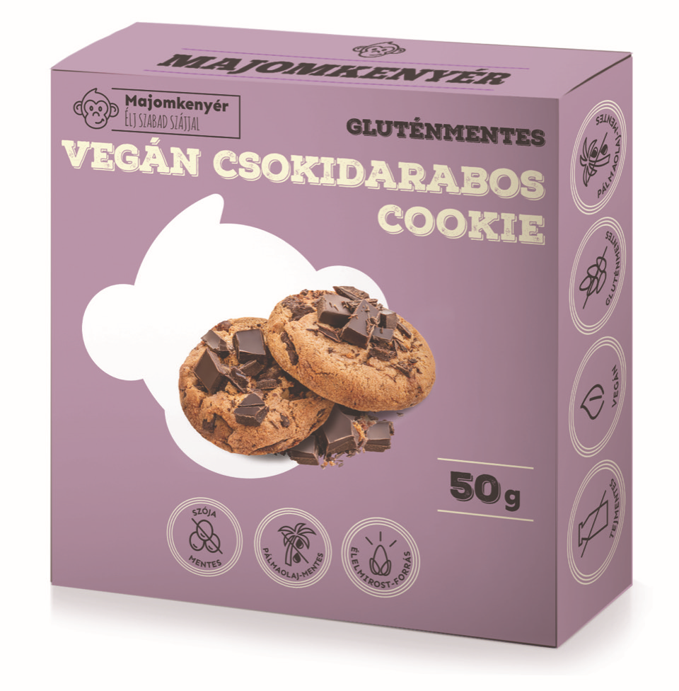 Vegánske sušienky Monkey bread s čokoládovými lupienkami 50 g - 94660