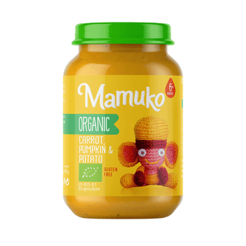MAMUKO BIO BREADLINKY, SARGAREPE A BURGONIA pre bábätká od 6 mesiacov 190 g