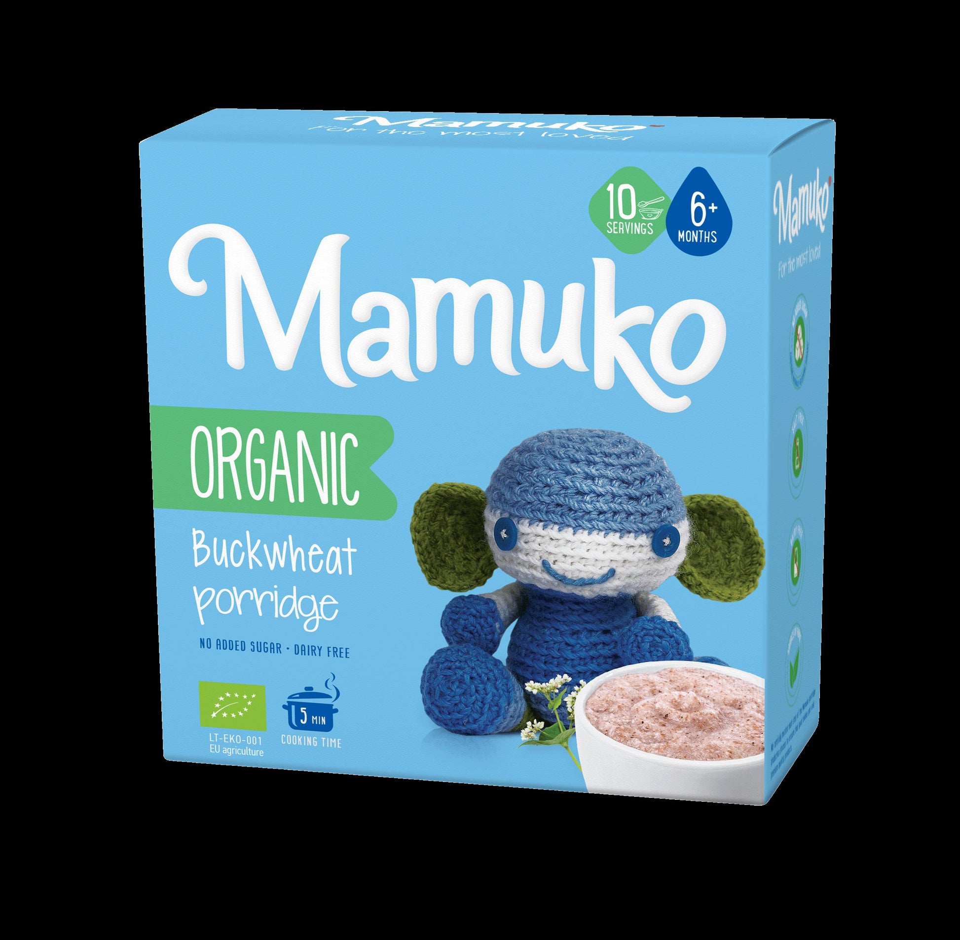Mamuko organická pohánková kaša od 6 mesiacov 200 g - 93613