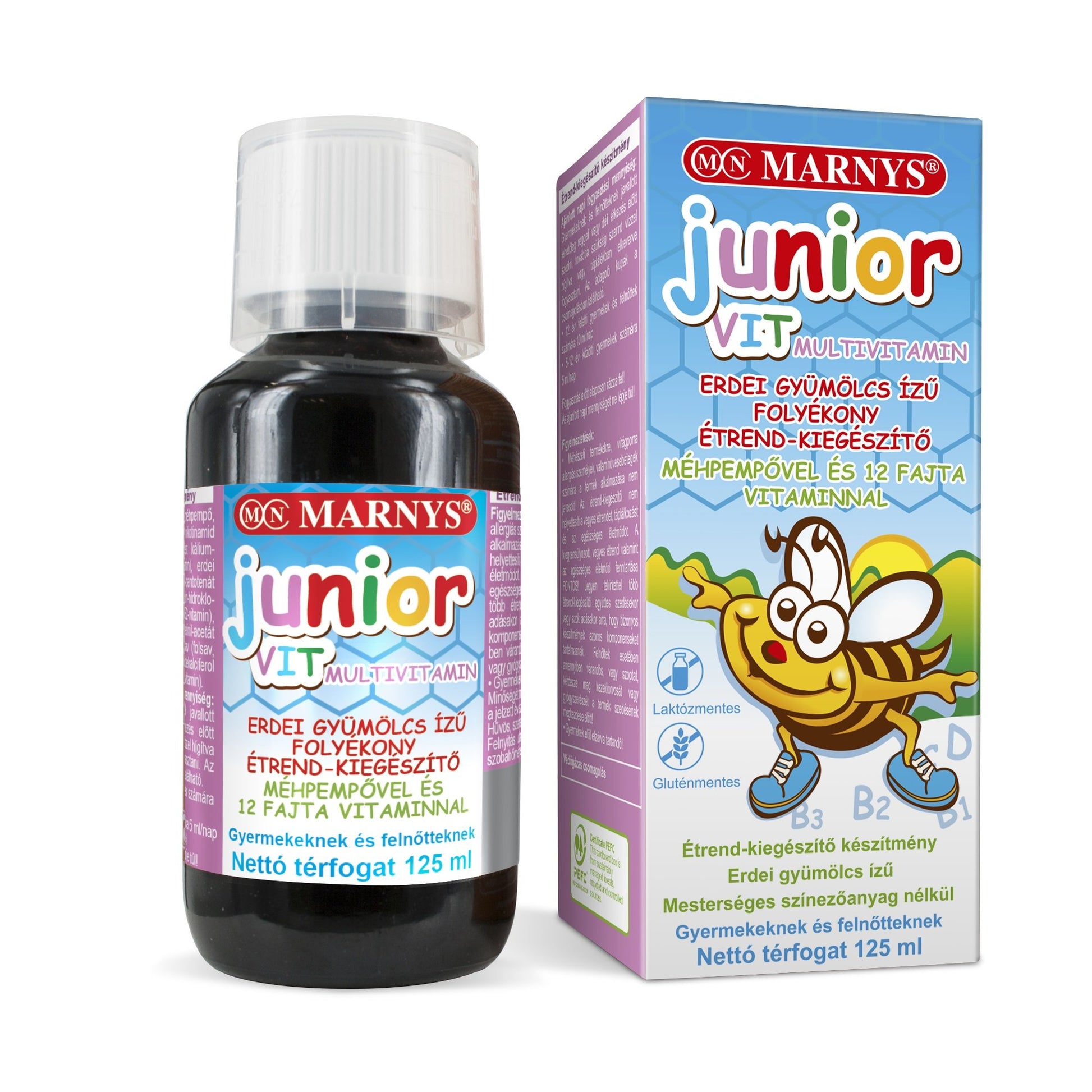 Marnys junior multivitamín 125 ml - 56878