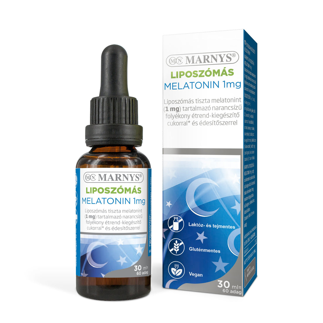 Marnys vitahelp lipozomálny melatonín 1 mg, doplnok stravy, kvapky 30 ml - 97690