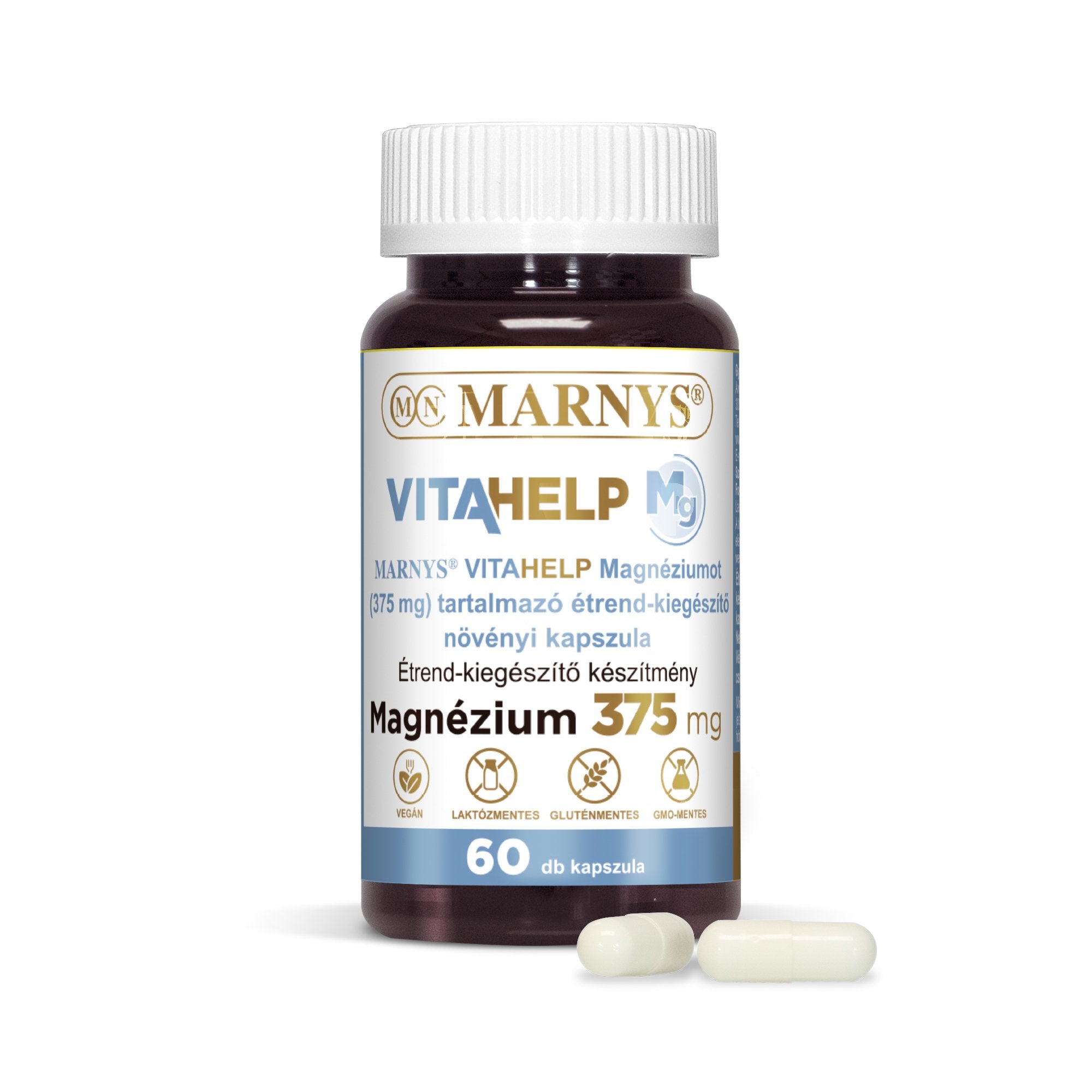 Marnys vitahelp magnézium 375mg bylinné kapsuly 60 kapsúl - 96029