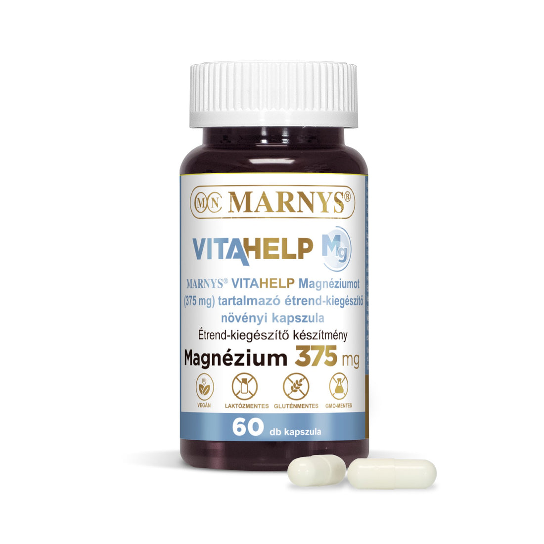 Marnys vitahelp magnézium 375mg bylinné kapsuly 60 kapsúl - 96029