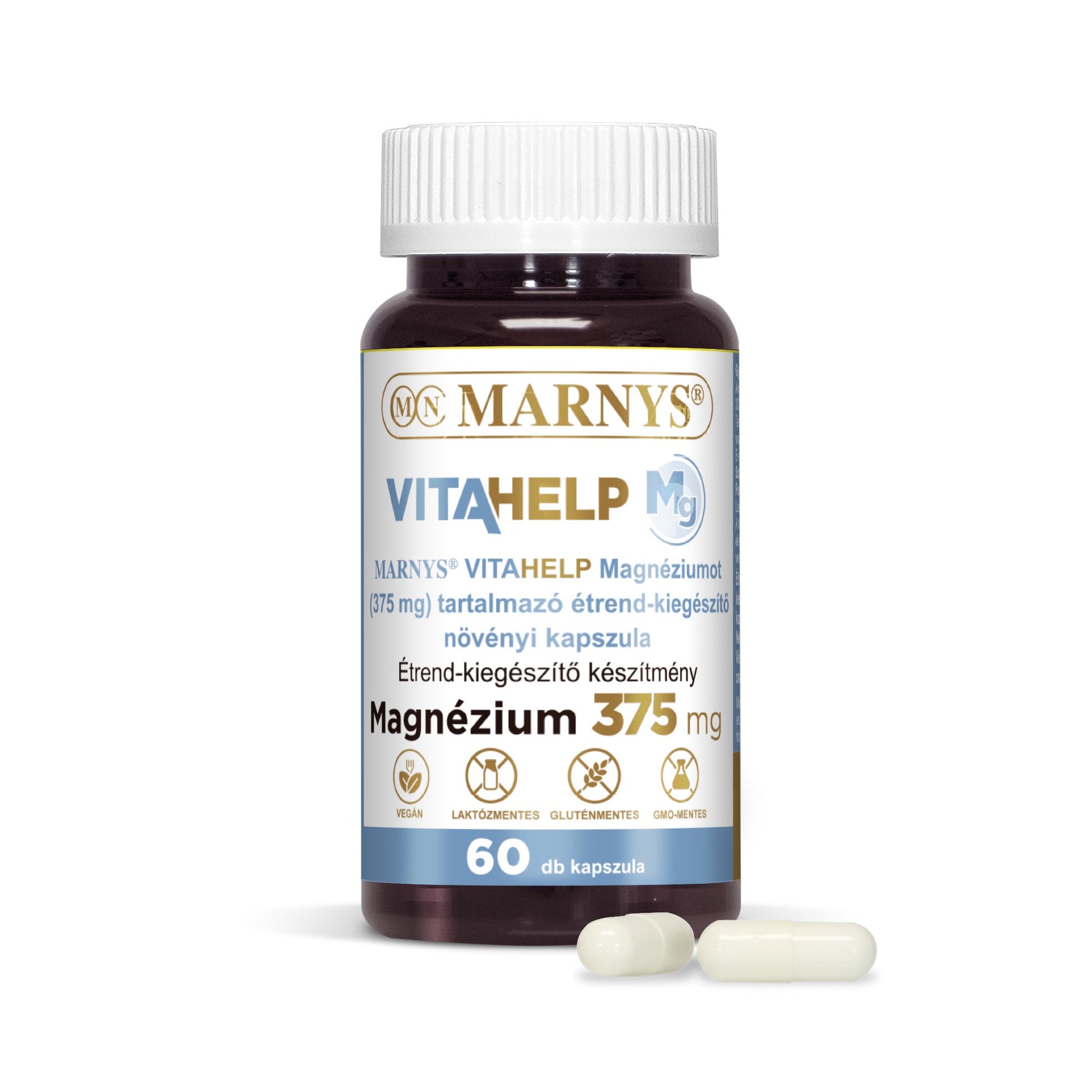 Marnys vitahelp magnézium 375mg bylinné kapsuly 60 kapsúl - 96029