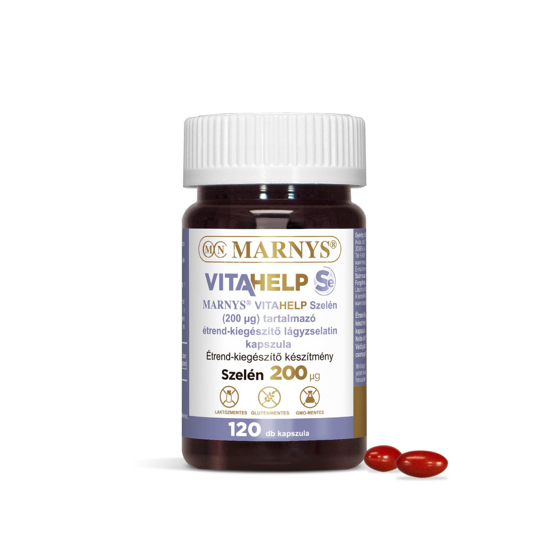 Marnys vitahelp selén 200 mg mäkké želatínové mini kapsuly 120 kapsúl - 96028