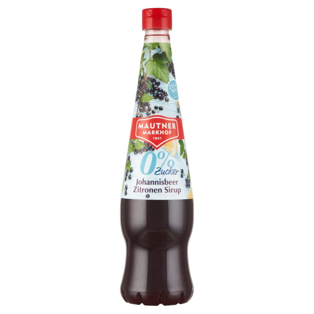 Mautner 0% sirup z čiernych ríbezlí a citrónov 700 ml - 97091