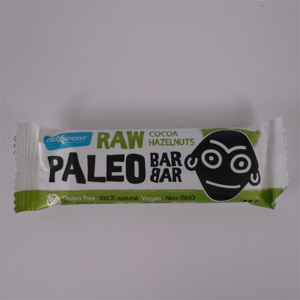 Max Sport paleo tyčinka, kakao - lieskový-orech  50 g - 46943