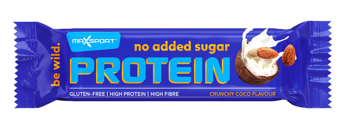Max Sport proteínová tyčinka bez cukru chrumkavý kokos 40 g - 94737