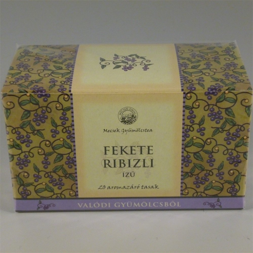 Mecsek ovocný čaj čierne ríbezle 20x2g 40 g - 24594