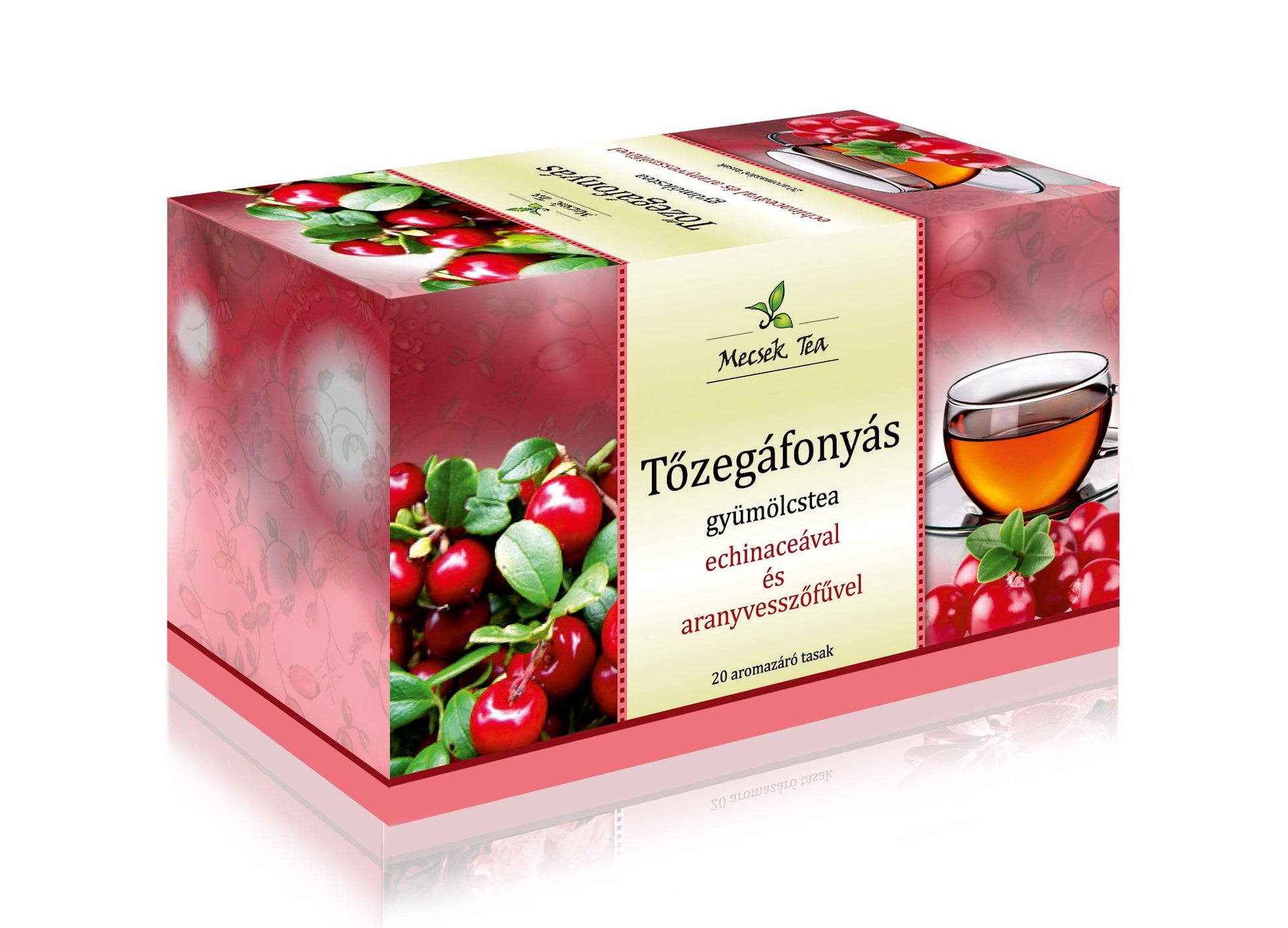 Mecsek ovocný čaj brusnice 20x2g 40 g - 88239