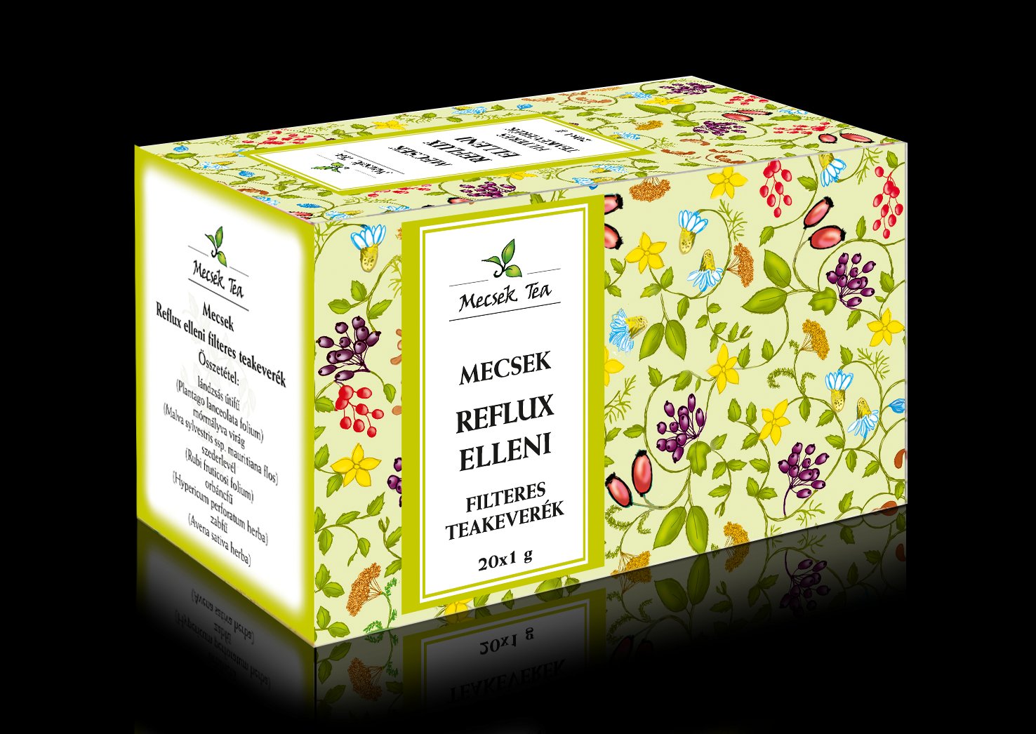 Mecsek antirefluxný čaj 20x1g 20 g - 85808