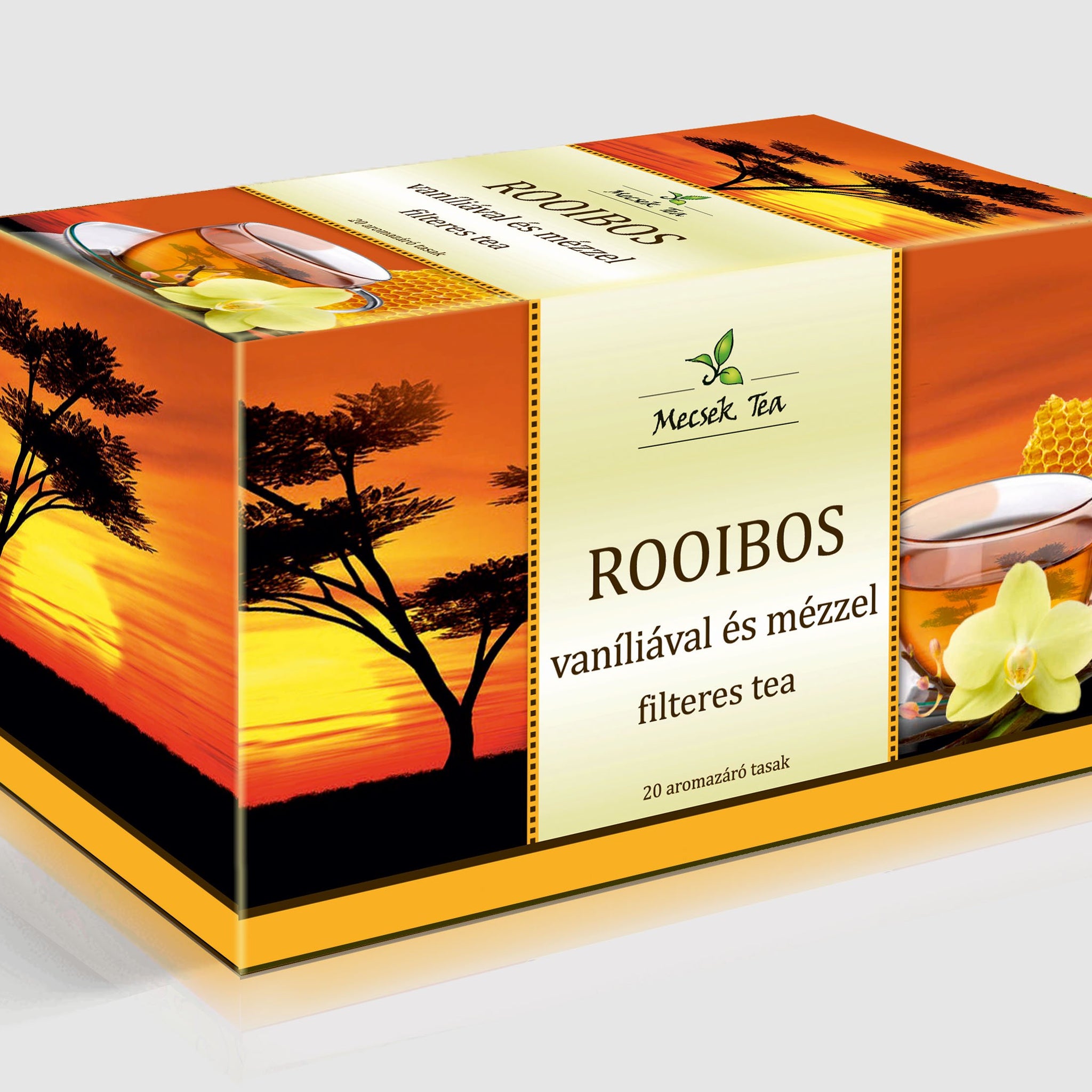 Mecsek čaj rooibos s vanilkou a medom 20x1,5g 30 g - 91465