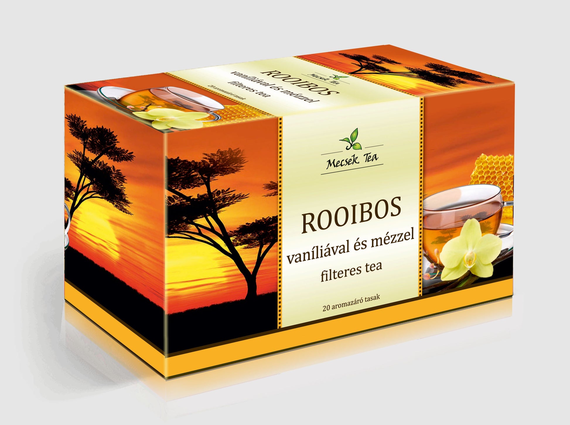 Mecsek čaj rooibos s vanilkou a medom 20x1,5g 30 g - 91465