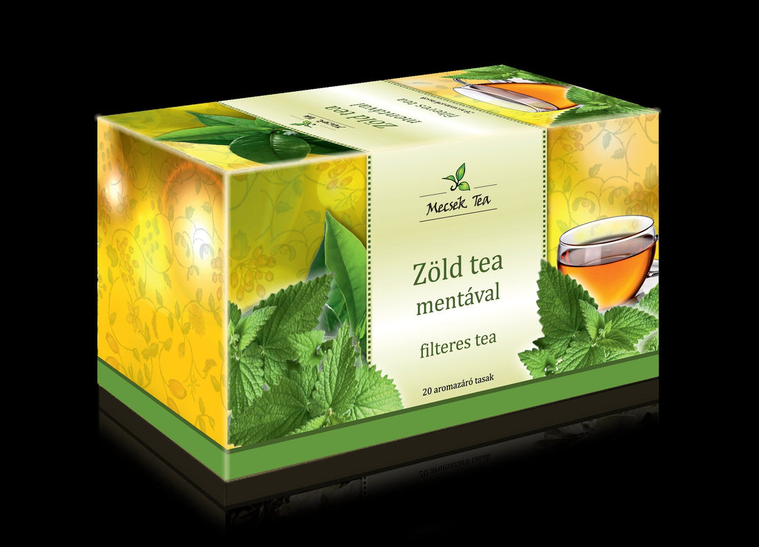 Mecsek zelený čaj s mätou 20x2g 40 g - 87416