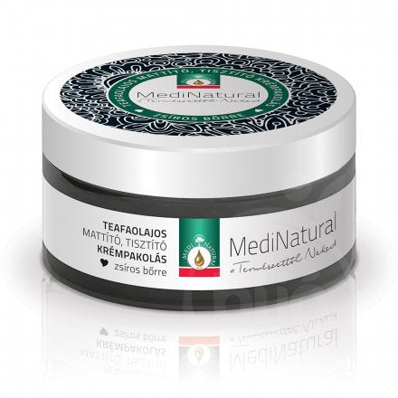 Medinatural zmatňujúci čistiaci krém na mastnú pleť s čajovými lístkami 100 ml - 57610