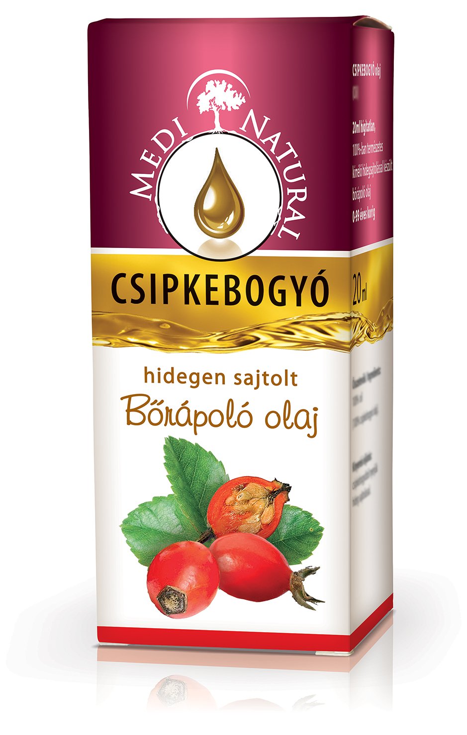 Medinatural šípkový olej na starostlivosť o pleť 20 ml - 51826