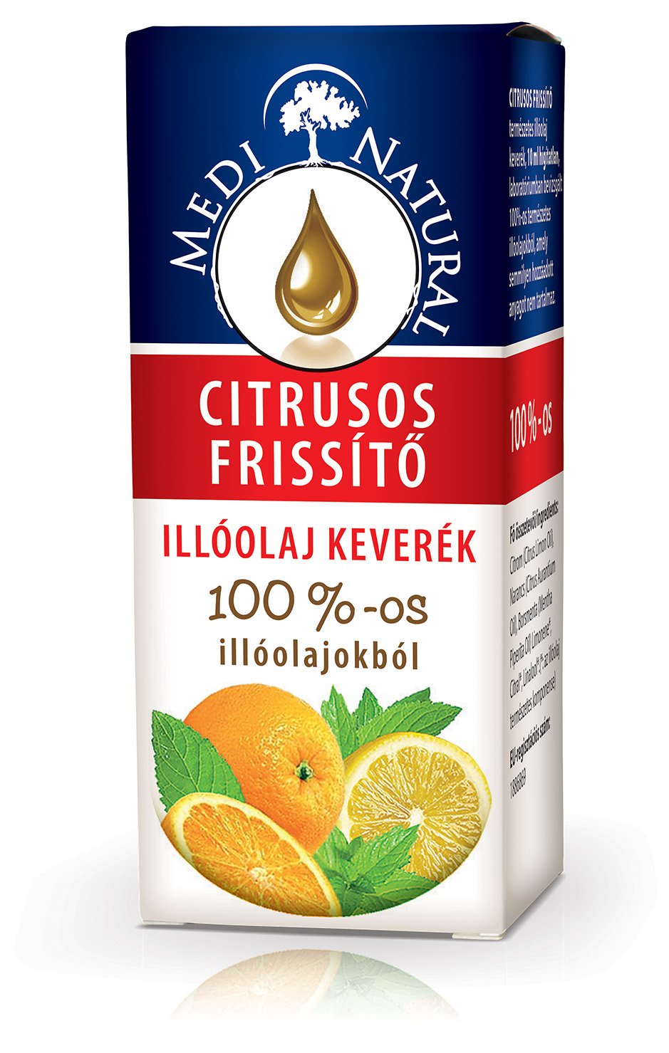 Medinatural citrusová osviežujúca zmes 100 % esenciálnych olejov 10 ml - 27918