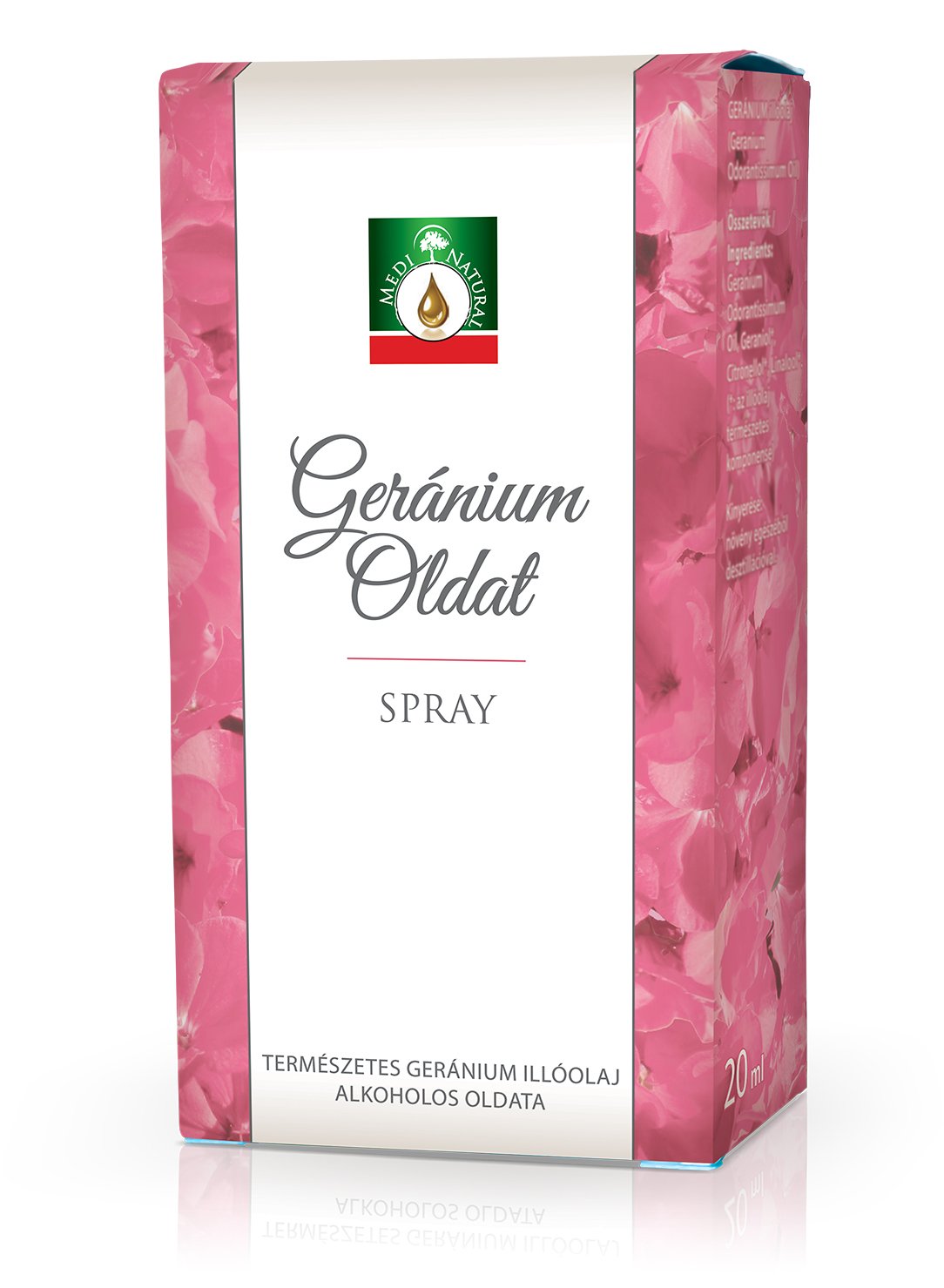 Medinatural roztok pelargónie v spreji 20 ml - 51827