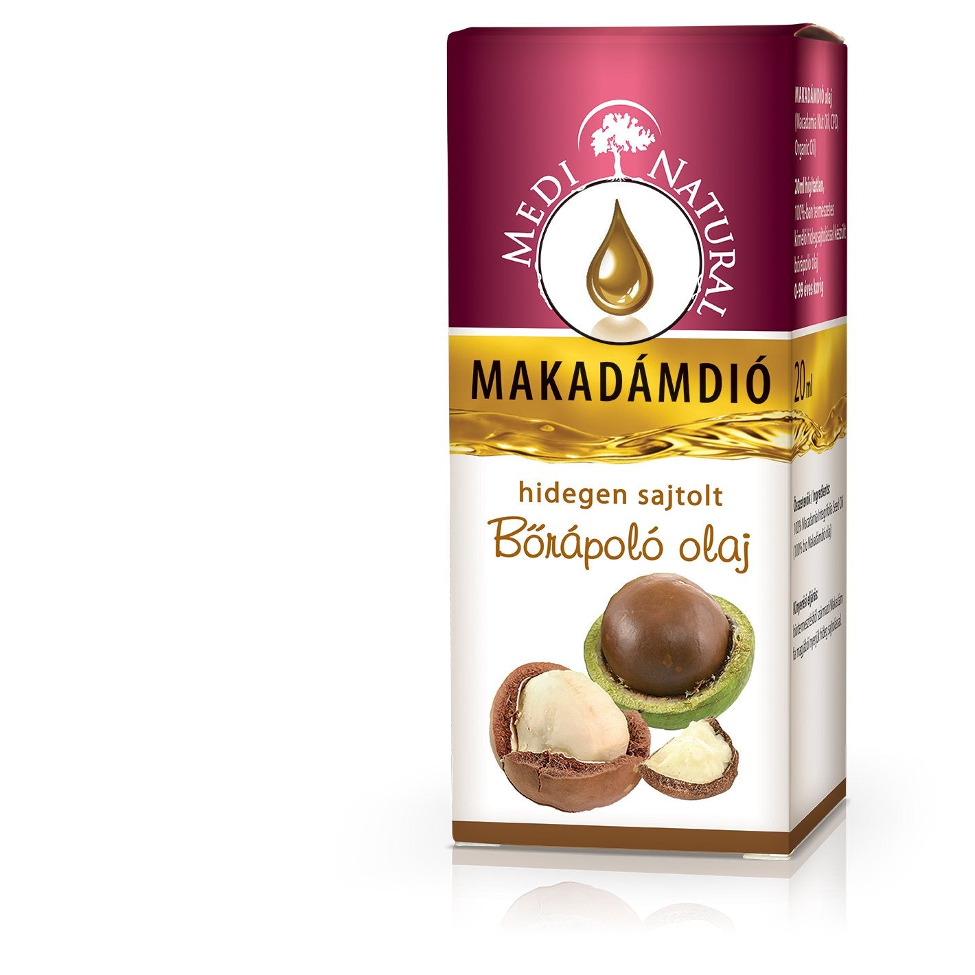 Medinatural olej z makadamových orechov 20 ml - 50193