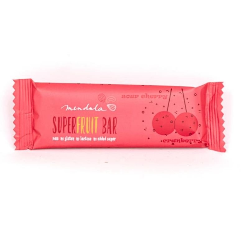 Mendula brusnicovo-jahodová superovocná tyčinka 40 g - 87065