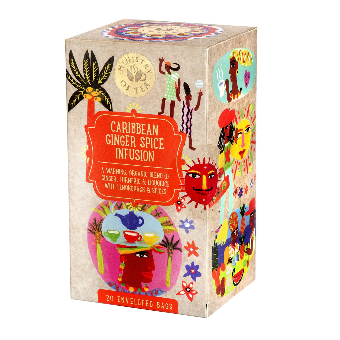 Ministry of tea organický karibský zázvorový čaj 35 g - 88291