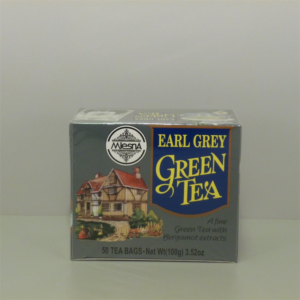 Mlesna earl grey zelený čaj 50x2g 100 g - 24634