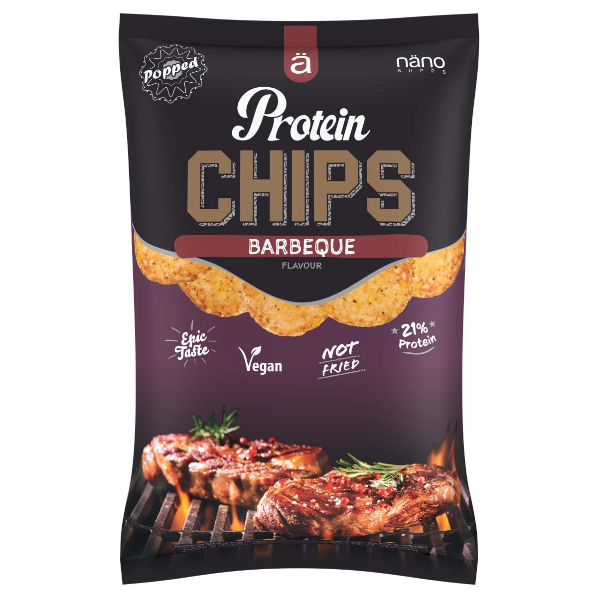 Näno Supps proteínové čipsy barbeque 40 g - 91325