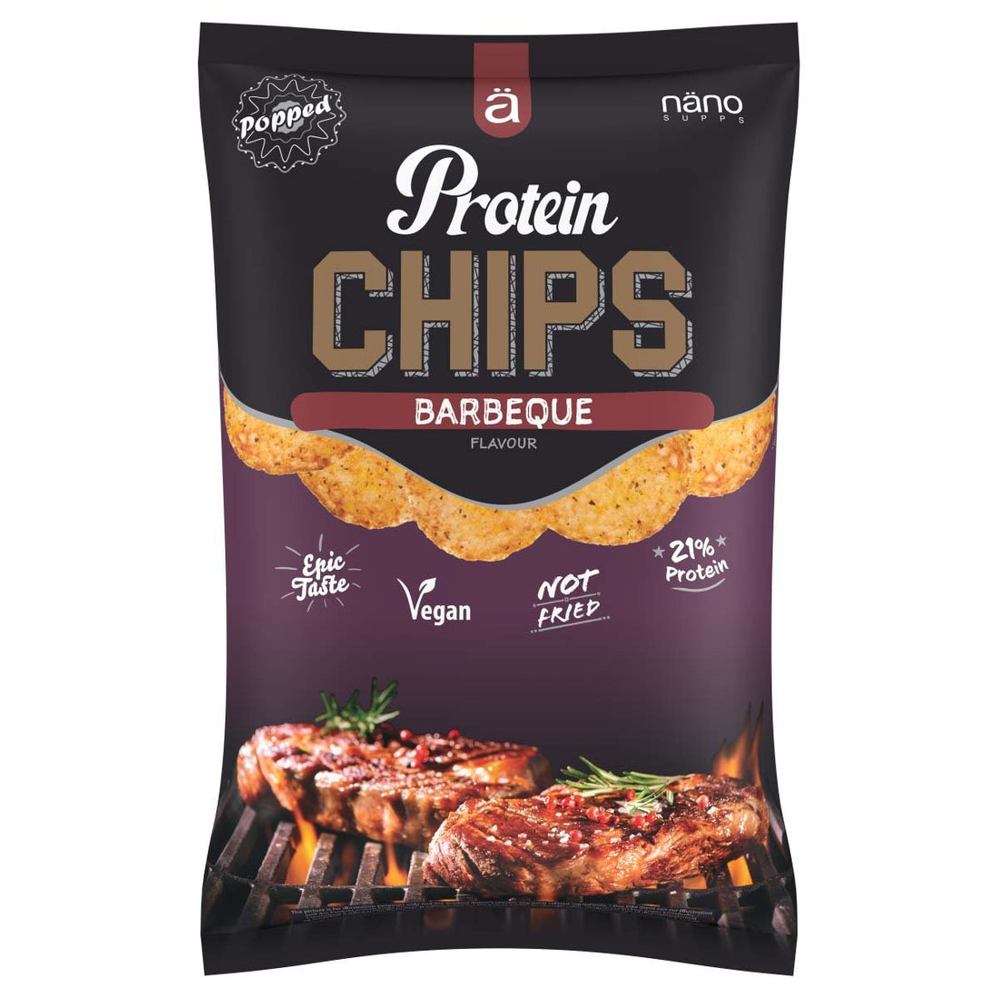 Näno Supps proteínové čipsy barbeque 40 g - 91325