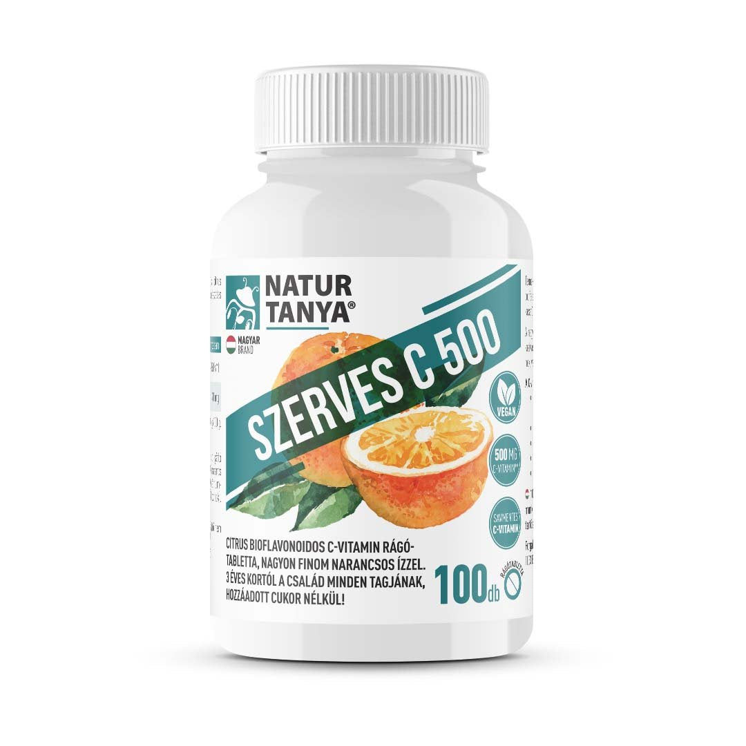 Natur Tanya organic c-500 žuvacie tablety 100 kusov - 96254