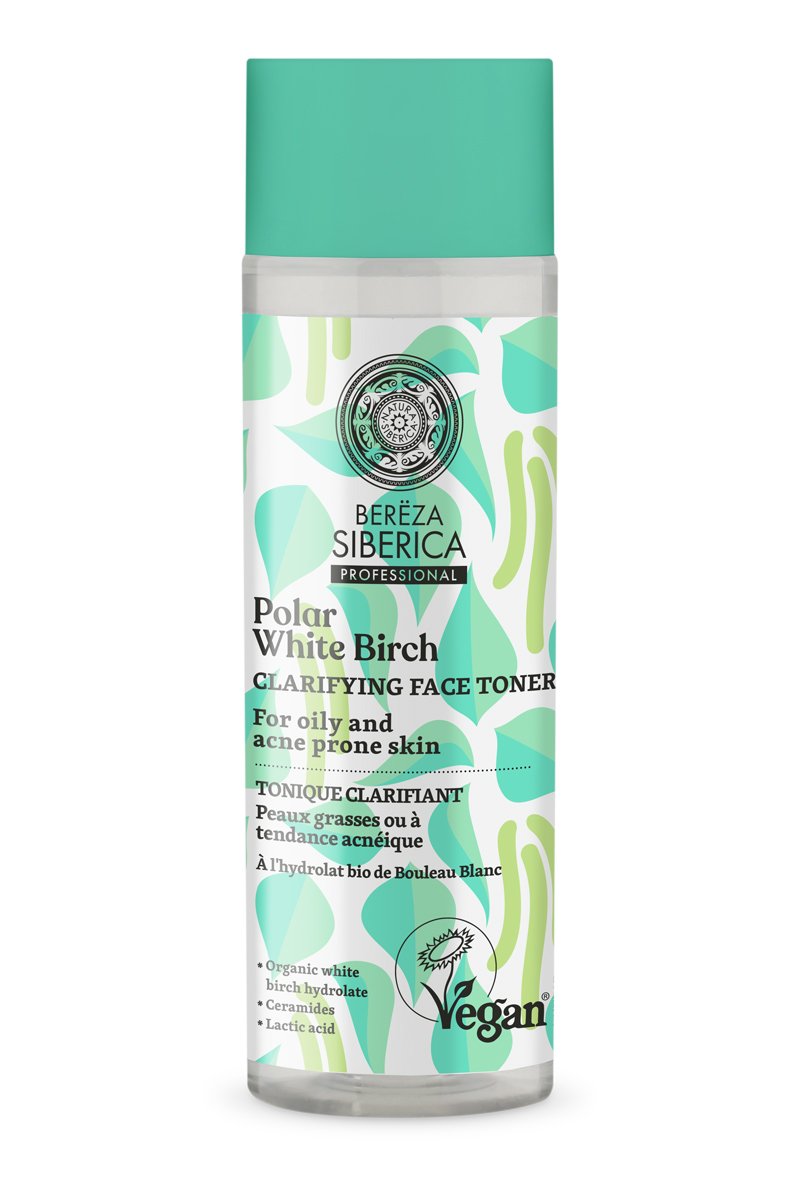 Natura siberica bereza siberica polárna biela breza čistiace tonikum na tvár 200 ml - 86538