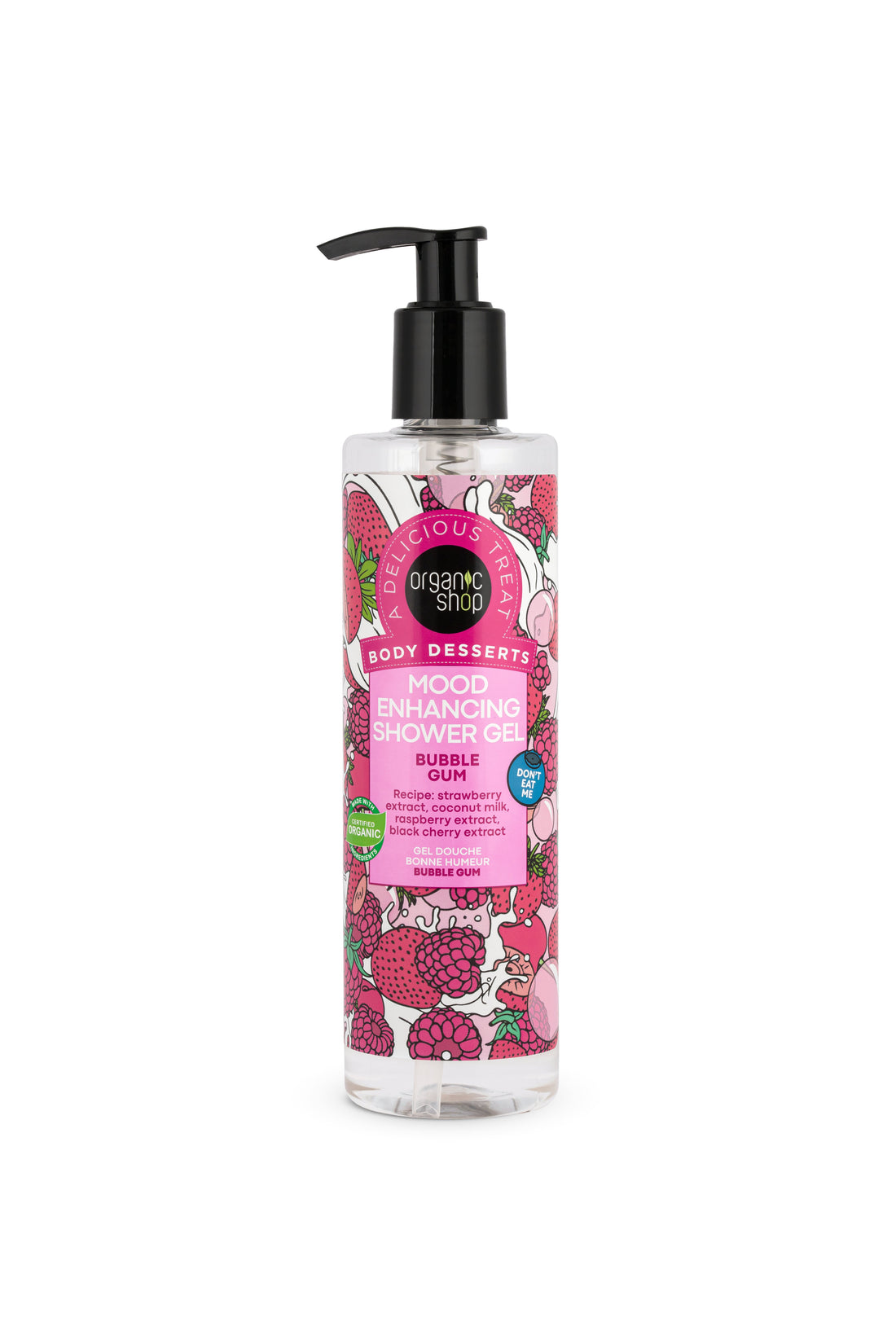 Organic Shop organický sprchový gél s vôňou žuvačky 280 ml - 93952