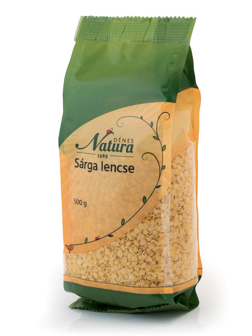 Dénes Natura žltá šošovica 500 g - 17605