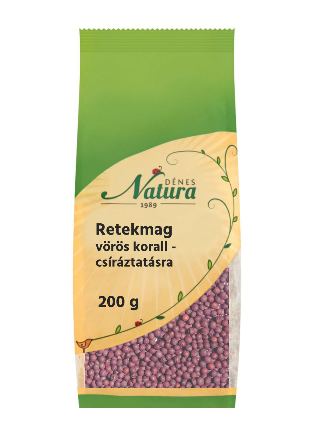 Dénes Natura Červený koral reďkovka na klíčenie 200 g - 92993