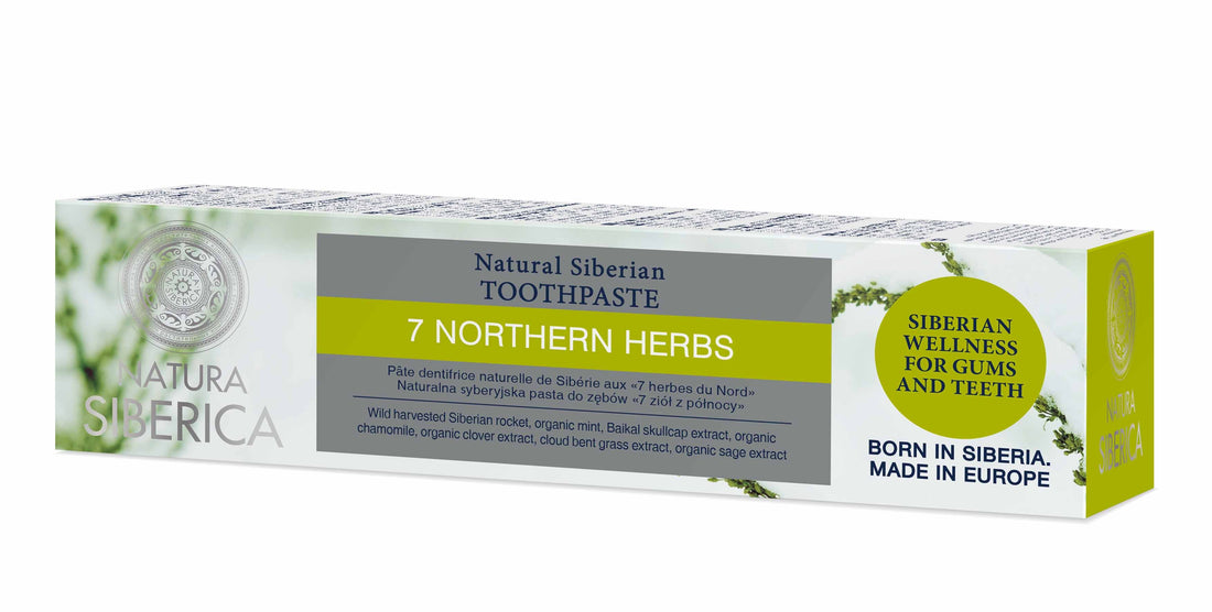 Natura  siberica "7 severských bylín" zubná pasta bez fluoridu 100 g - 54230