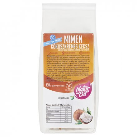 Mimen all free sušienky kokosový krém 150 g - 47982