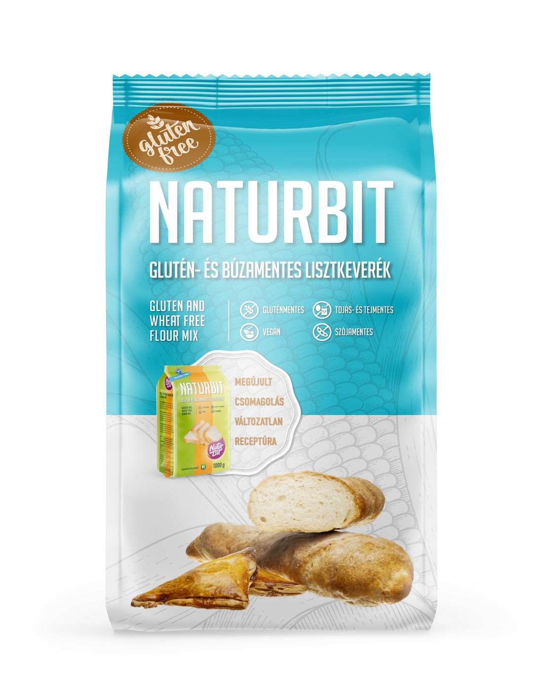 Naturbit bezlepková  zmes  múky 1000 g - 13609