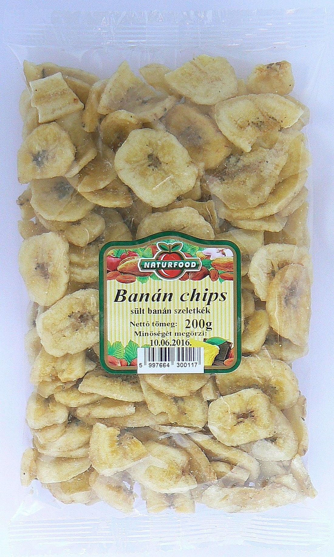 Naturfood banánové lupienky 200 g - 39363
